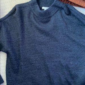 Shimmery blue sweater